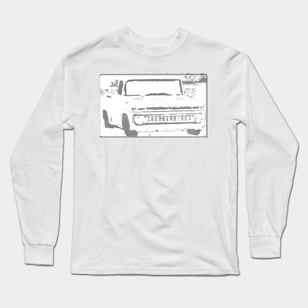 truck drawing Long Sleeve T-Shirt by TriForceDesign